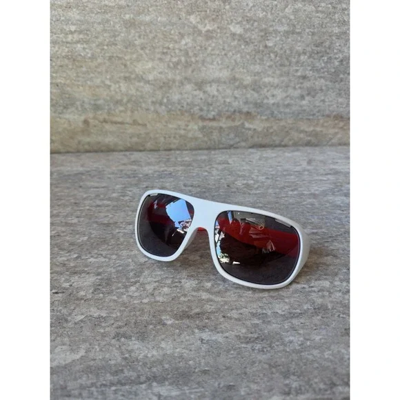 POC AVIP Cycling Sunglasses Zeiss Orange and White